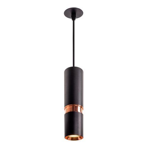 The chandelier suspended in style of the Sirius PRD 4631-P BK R-GD loft on 1 plafond - Фото № 1