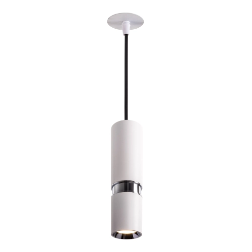 The chandelier suspended in style of the Sirius PRD 4631-P WH CH loft on 1 plafond
