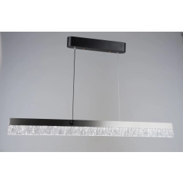 Люстра підвісна світлодіодна VALESO YH1362/80W, LED 40W, лінійна, Чорний+Сірий