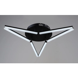 Люстра стельова світлодіодна VALESO YH1324/6 BK, LED 36W, Чорний