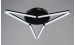 Ceiling LED Chandelier 6-light VALESO YH1324/6 BK, Dimmable 36W, Black