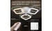 LED ceiling lamp VALESO G 2589/3 WT 42W?3000K-6500K Remote control: 2.4G With Dimming - Фото № 4