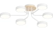 Chandelier LED VALESO XI3333-6 white+wood, 72W, 3000-6000K - Фото № 4