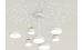 LED ceiling lamp VALESO XI3347-7 White + Gold