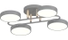 Chandelier VALESO XI3322-4 gray+wood