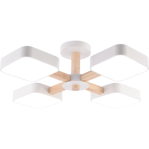 Chandelier VALESO XI3354-4 white+wood