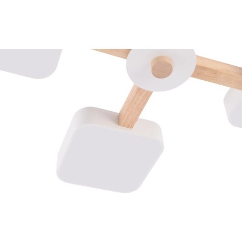 Chandelier VALESO XI3354-4 white+wood - Фото № 4