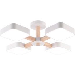 Chandelier VALESO XI3354-4 white+wood