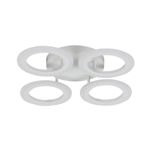 LED chandelier VALESO G 2701/4 White 64W, 3000-6500K, Remote: IR with dimming - Фото № 2