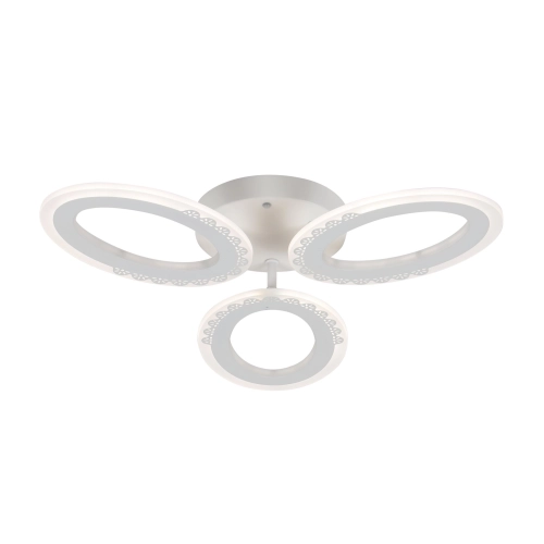 LED chandelier VALESO G 2702/3 White 48W, 3000-6500K, Remote: IR with dimming - Фото № 1