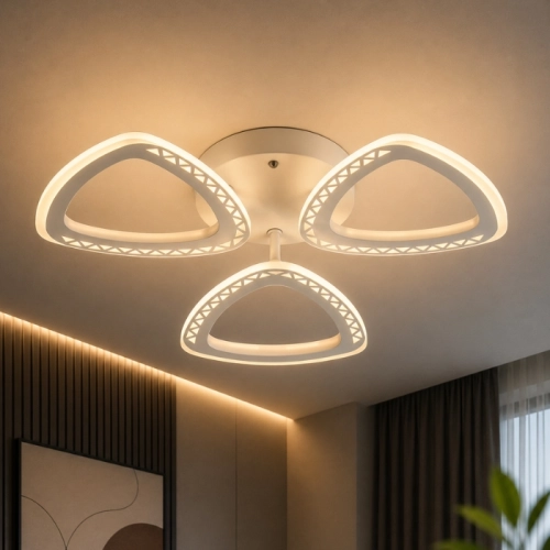 LED Chandelier VALESO G 2704/3 54W White