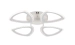 LED Chandelier VALESO G 2704/4 72W White - Фото №1