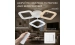 LED Chandelier VALESO G 2708/3 48W White - Фото № 4