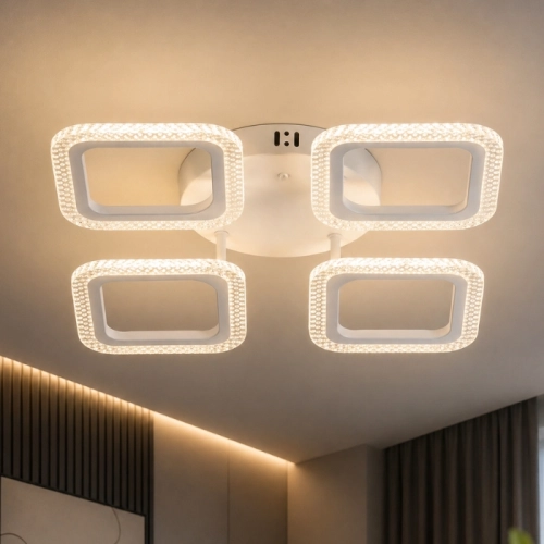 LED Chandelier VALESO G 2708/4 64W White