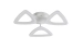 LED Chandelier VALESO G 2711/3 60W White - Фото № 2