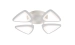 LED Chandelier VALESO G 2711/4 80W White - Фото № 1