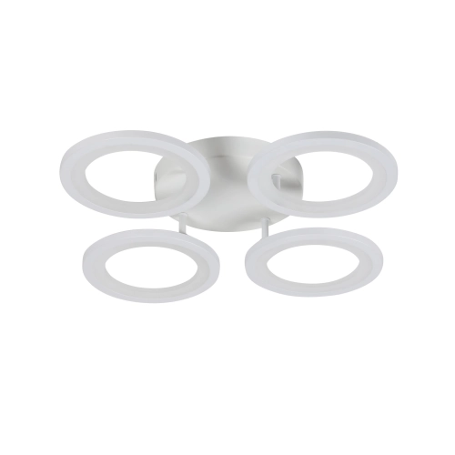 LED chandelier VALESO G 2715/4 White 88W, 3000-6500K, with IR remote control with dimming - Фото № 2