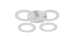 LED chandelier VALESO G 2715/4 White 88W, 3000-6500K, with IR remote control with dimming - Фото № 2