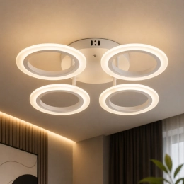 LED Chandelier VALESO G 2716/4 56W White