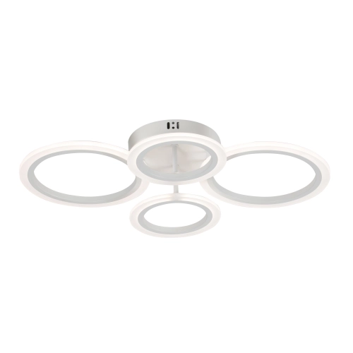 LED Chandelier VALESO G 2716/2+2 72W White - Фото № 1