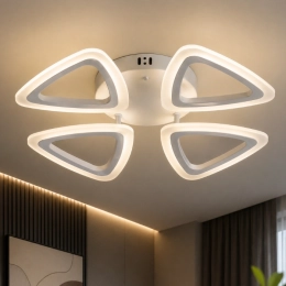 LED Chandelier VALESO G 2717/4 48W White