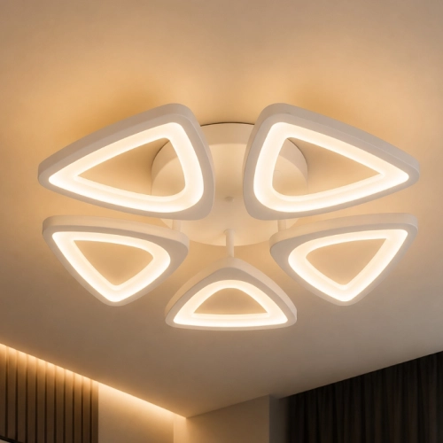 LED Chandelier VALESO G 2711/5 100W White