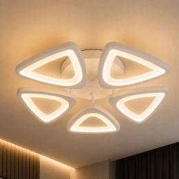 LED Chandelier VALESO G 2711/5 100W White