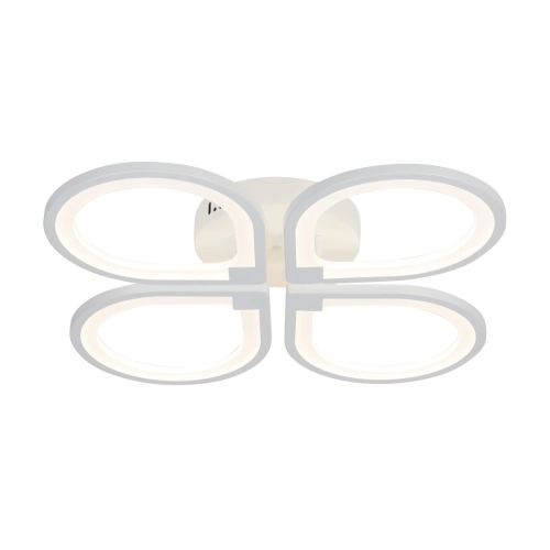 Ceiling LED Chandelier VALESO 1143/4, Dimmable 104W, White - Фото № 2