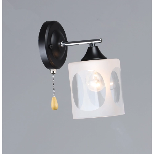 Бра настінне B K2284/1W CH+BK