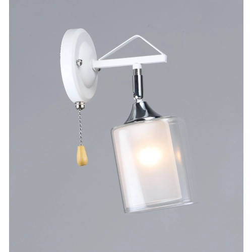 Classic Wall Lamp B N6652/1W (White + Chrome)