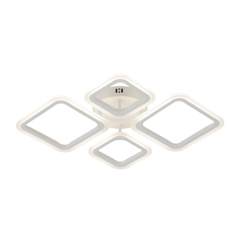 LED chandelier VALESO G 2929/2+2 72W White with remote control - Фото № 1