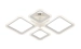 LED chandelier VALESO G 2929/2+2 72W White with remote control - Фото № 1