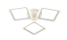 LED Ceiling Chandelier with remote VALESO 2929/3BIG for Living Room Bedroom White 2929/3BIG - Фото № 2