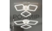 LED Ceiling Chandelier with remote VALESO 2929/3BIG for Living Room Bedroom White 2929/3BIG - Фото № 3