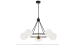 Pendant Chandelier 9715-5 5x40W Black+Copper