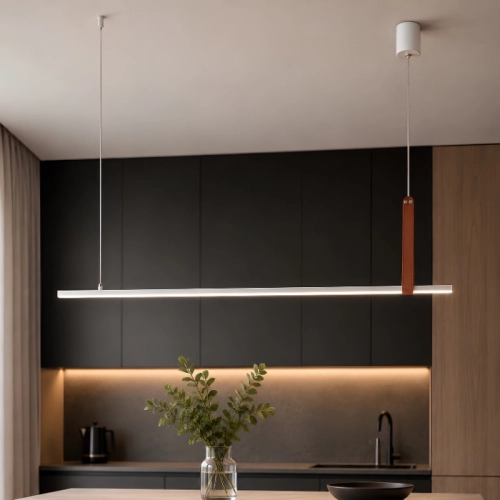 LED Pendant Light G 2810/1100 44W White+Faux Leather - Фото № 2