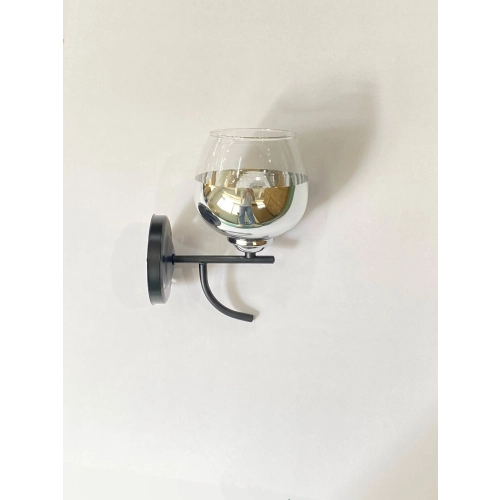 Wall Lamp VALESO B-6978A/1 (Black+Chrome)