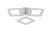 LED chandelier VALESO G 2703/3 WT 54W, 3000-6500K, with IR remote control with dimming - Фото № 2