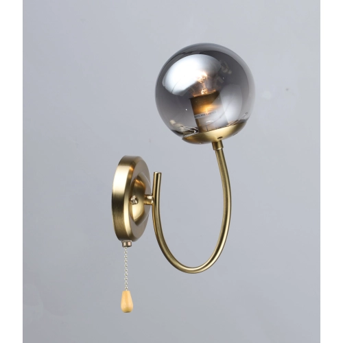 Wall lamp with one glass shade N6609/1W (Copper)
