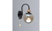 Wall lamp with one glass shade N6618/1W (Black+Wood)