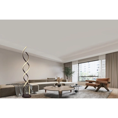 LED Floor Lamp LDD1002 BK, Black