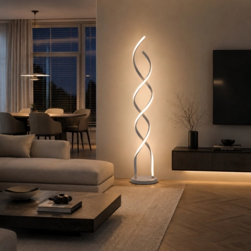 LED Floor Lamp LDD1002 WH, White