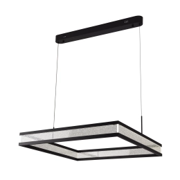 Підвісна люстра лед VALESO  3000K/4000K/6500K з пультом QQD3117 (Чорний)