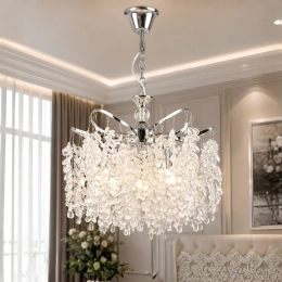 Pendant crystal chandelier VALESO E2690/5, Chrome
