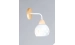 Wall Sconce N6655/1W, White+Wood