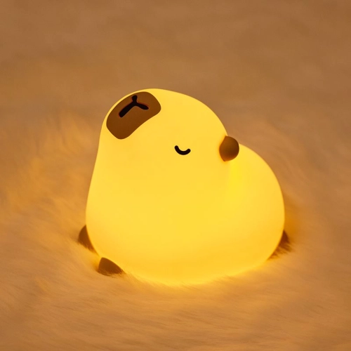 Silicone Wireless Night Light "Capybara" - Фото № 3