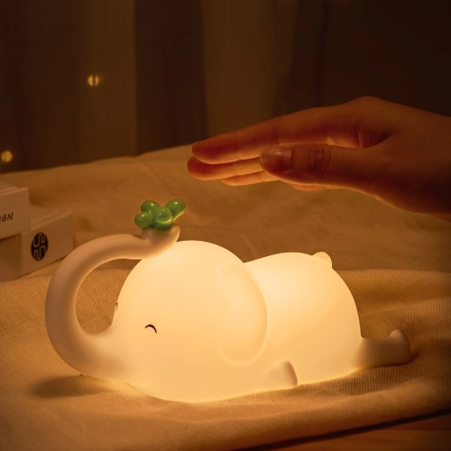 Silicone Wireless Night Light "Elephant" - Фото № 2