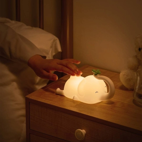 Silicone Wireless Night Light "Elephant" - Фото № 3