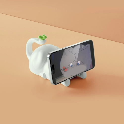 Silicone Wireless Night Light "Elephant" - Фото № 6