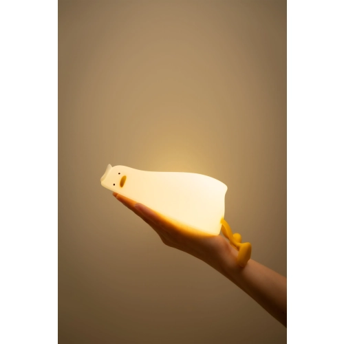 Lying Duck" Silicone Night Light with Phone Stand - Фото № 5